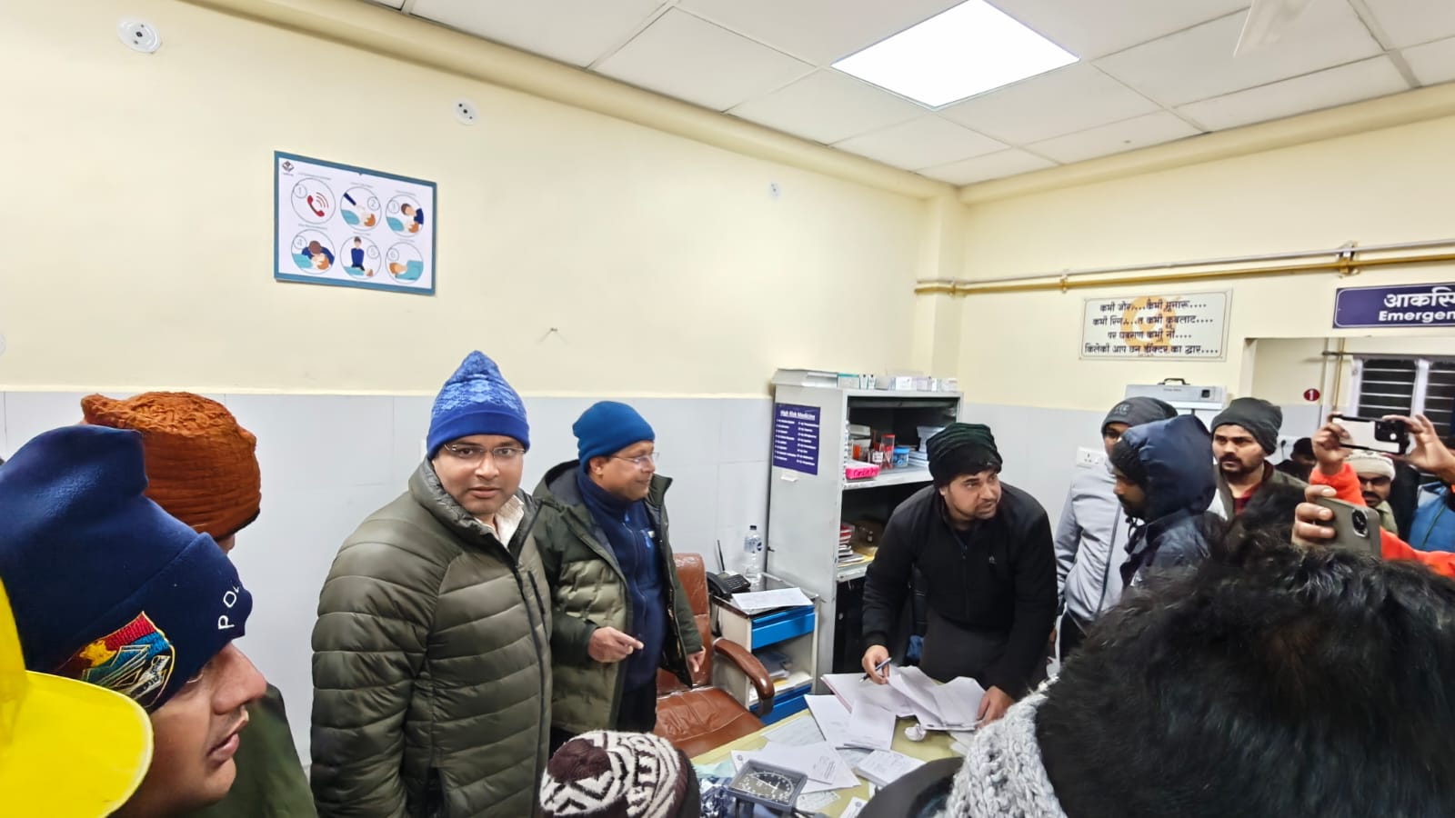 Chamoli THDC Vishnugad Pipalkoti tunnel accident site where two loco trains collided during shift change