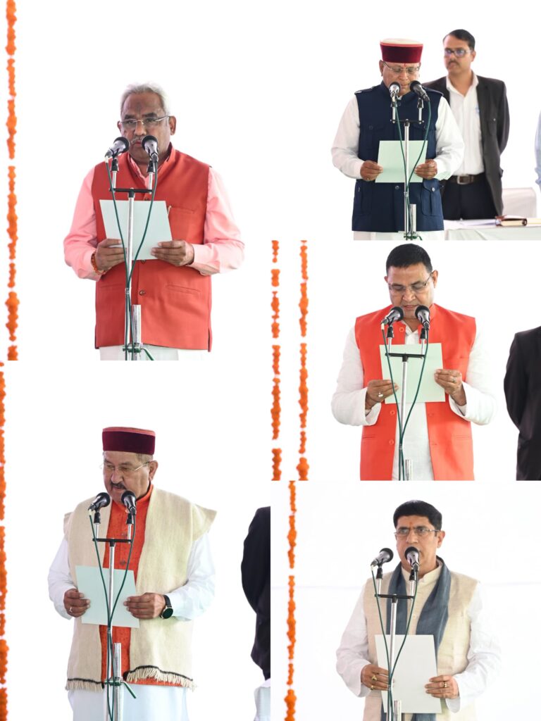 उत्तराखण्ड कैबिनेट विस्तार: 5 नए मंत्रियों ने ली शपथ, धामी सरकार ने दिया बड़ा सियासी संकेत 1 उत्तराखंड कैबिनेट विस्तार