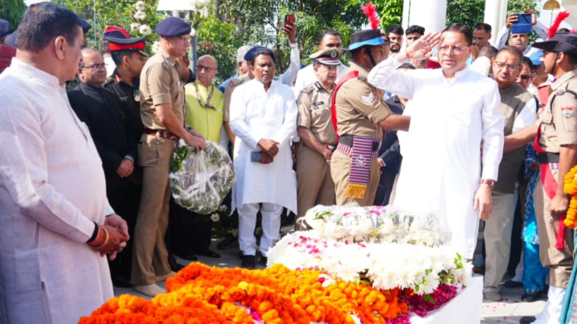 भुवन चंद्र खंडूड़ी को अंतिम विदाई