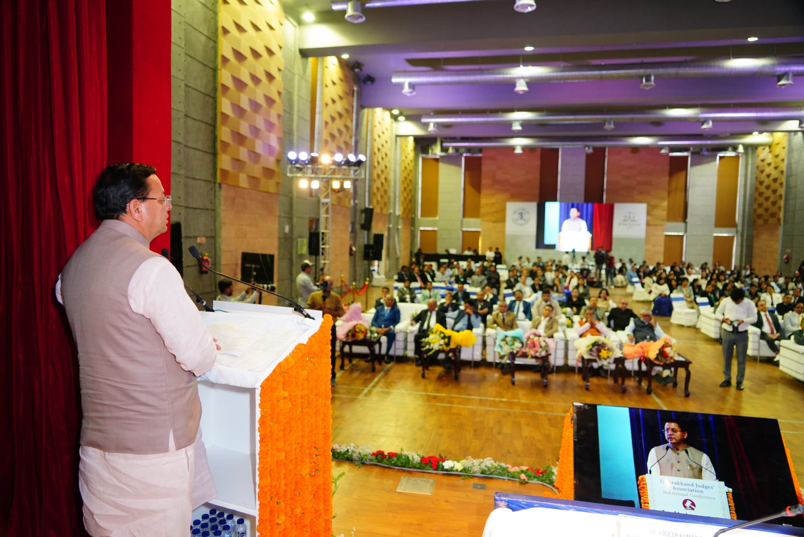 हर व्यक्ति तक न्याय पहुंचाने की दिशा में जूडिशियम 2.0 महत्वपूर्ण पहल : मुख्यमंत्री धामी 3 CM Dhami in judishium 2 scaled